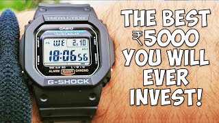 BEST GSHOCK under ₹5000 Unboxing amp Review Casio DW5600 UE1DR Tough Solar [upl. by Carole]