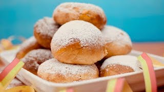 Original gefüllte Berliner Pfannkuchen Krapfen aus dem Philips Airfryer [upl. by Hughie]