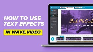 How to Use Text Effects in Wavevideo  Tutorial [upl. by Anamor]