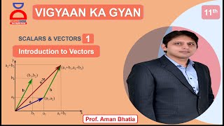 SCALARS amp VECTORS  CLASS 11 PHYSICS  LECTURE 1  INTRODUCTION TO VECTORS NEET  JEE  CET [upl. by Leonardi631]