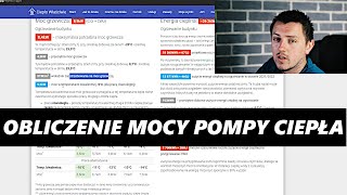 Jak dobrać pompę ciepła Samodzielne obliczenie mocy pompy ciepła [upl. by Rodina]