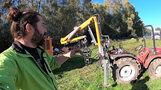 Il braccio forestale DELEKS tractor vlog [upl. by Nalyt]