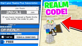 New MODDED Realm For MCPE 120 REALM CODE  Minecraft Bedrock Edition [upl. by Noscire]