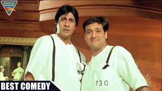 Comedy Scene  Govinda amp Amitabh Bachchan Fool Razak Khan Comedy Scene  Hindi Comedy Movies [upl. by Akerdnahs220]