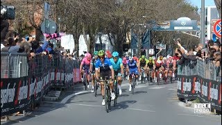 TirrenoAdriatico Lutsenko vince la tappa FolignoFossombrone [upl. by Ivers]