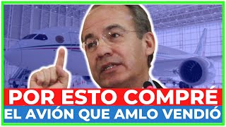 💣CALDERÓN REVELA la VERDADERA RAZÓN porque COMPRÓ el AVIÓN PRESIDENCIAL quotEL ANTERIOR ERA PELIGROSOquot [upl. by Newmann964]