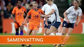 Highlights OranjeLeeuwinnen  Noorwegen 24102017 [upl. by Tnarb]