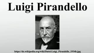 Luigi Pirandello [upl. by Nodab396]