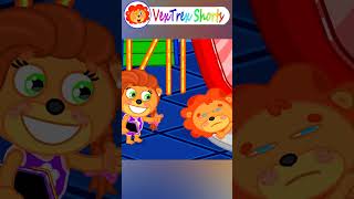 Lion Shorts  Long Legs vs Short Legs  Cartoon for Kids [upl. by Eenhpad]