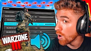 CAMBIA tu EXPERIENCIA en WARZONE  mejores AJUSTES de SONIDO para PASOS y claridad [upl. by Darrell]