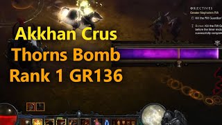 Rank 1 Akkhans Thorns Bomb Crusader GR136 Season 23 [upl. by Mickelson649]