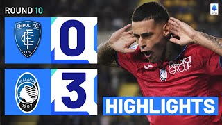 EMPOLIATALANTA 03  HIGHLIGHTS  Scamacca scores twice for La Dea  Serie A 202324 [upl. by Davis449]