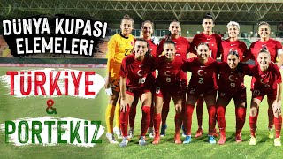 TÜRKİYE  PORTEKİZ  KADINLAR DÜNYA KUPASI AVRUPA ELEMELERİ [upl. by Loftus331]