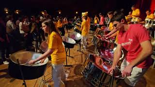 Panergy youth steel drum band from Telfs Austria performing on 18324 Turn it up and dance [upl. by Vick712]