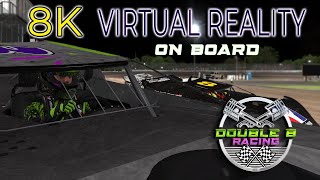 BATTLING in HD Virtual Reality  iRacing Super Dirt Late Model at Fairbury Speedway Double B Racing [upl. by Attenyl]