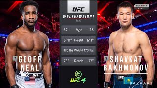 GEOFF NEAL VS SHAVKAT RAKHMONOV FULL FIGHT UFC 285 [upl. by Flyn]