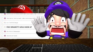 SMG3 reacts to Marios BROWSER HISTORY [upl. by Cele471]