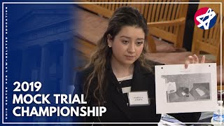 2019 Ohio High School Mock Trial State Championship [upl. by Ayikaz]