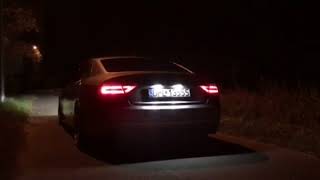 Audi A5 30TDI  Hard Rev Limiter  POPCORN SOUND [upl. by Anirdnajela]