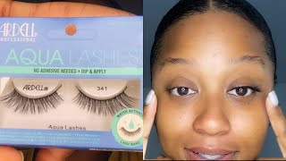 Ardell Aqua Lashes NO GLUE NEEDED [upl. by Joses]