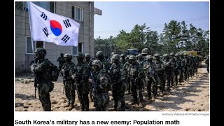 South Korea’s military has a new enemy Population math CNN News [upl. by Aribold]