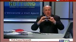 Franco Ferrarotti ► Corso di Sociologia  Lez 17 La famigllia nella società di mercato [upl. by Lora15]