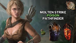 POE 323 molten strike pathfinder  T16 wildwood empowered map showcase [upl. by Aihsenal]