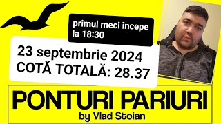 PONTURI PARIURI by Vlad Stoian  23 septembrie 2024 [upl. by Merrie]