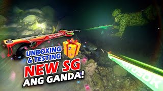 BAWAT TAMA SOLID🎯😱  UNBOXING amp TESTING NEW SG  NIGHT SPEARFISHING PHILIPPINES  Drins Adventure [upl. by Deedee]