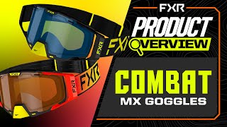 FXR COMBAT MX GOGGLE  PRODUCT OVERVIEW [upl. by Magnus]