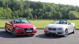 Comparatif Audi A3 cabriolet vs BMW Série 2 cabriolet [upl. by Ayatan]