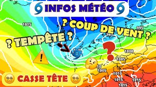 INFOS MÉTÉO  AVIS DE TEMPÊTE ANALYSES MÉTÉO DE LA SEMAINE [upl. by Oinimreh]