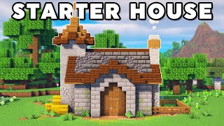 Minecraft Medieval Starter House Tutorial [upl. by Griff]