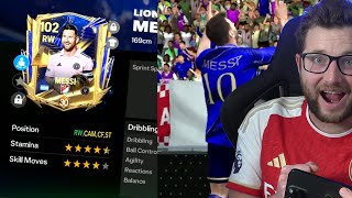 We Got Max Ranked 102 OVR UTOTY Messi in FC Mobile and He Is One of the Best Messi Cards Yet [upl. by Gunter]