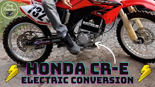 Honda CRE  NicotAdmitJet Electric SWAP [upl. by Daggett]