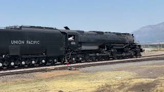 Union Pacific CEO Rides Big Boy 4014 on 72124 [upl. by Aja]