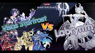 Visas Starfrost amp 3Hearts Vs Labrynth Deck Showdown YuGiOh Master Duel [upl. by Rhtaeh22]