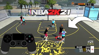 How To Crab Dribble Tutorial NBA 2K21  How To Crab Your Defender Every Play [upl. by Gnuy]