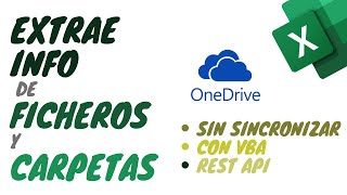 Extrae Información de un Directorío en OneDrive SIN TENERLO SINCRONIZADO con REST API y VBA [upl. by Winou]