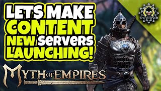 Myth of Empires New Server Launch Stream [upl. by Hoxsie]