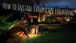 How to Install Low Voltage Landscape Lighting  Complete Step By Step Video [upl. by Brnaba351]