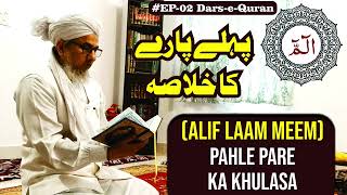 Ep2 Alif Laam Meem  Hazrat Syed Saifuddin Asdaque  KhulasaeQuran  Ramzan Special [upl. by Brindle]