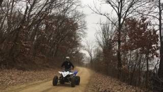 2016 Yamaha YFZ450R HMF Full competition Exhaust and HMF Fuel Optimizer [upl. by Naeerb]