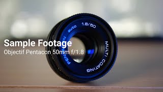 Objectif Pentacon 50mm f18  Sample footage [upl. by Eniamurt609]