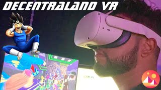 Decentraland in VR  Meta Quest 2 [upl. by Celestyna]