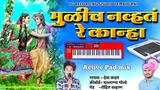 मुळीच नव्हतं रे काना mulich navhat re kanha active pad banjo mix sambal song kkbanjo dewakadam [upl. by Ellehcyt]