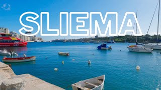 Sliema Probably The Best Place To Stay In Malta 2023 4K  Malta [upl. by Capello]