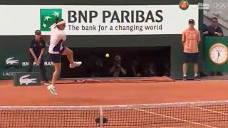 Ons Jabeur Styling and Profiling vs Coco Gauff hits Jump Backhand 😳 WTA French Open Coverage [upl. by Augustine225]