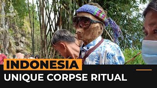 Indonesias unique ritual of cleaning and dressing corpses  Al Jazeera Newsfeed [upl. by Yrneh]