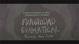 Fragilidad gramatical primer premio del IX Concurso de Microrrelatos de EAPNES [upl. by Jahdai]